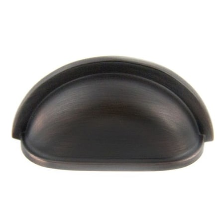 Crown 3-1/2" Cup Cabinet Pull with 3" Center to Center Oil Rubbed Bronze Finish CHP95310B
